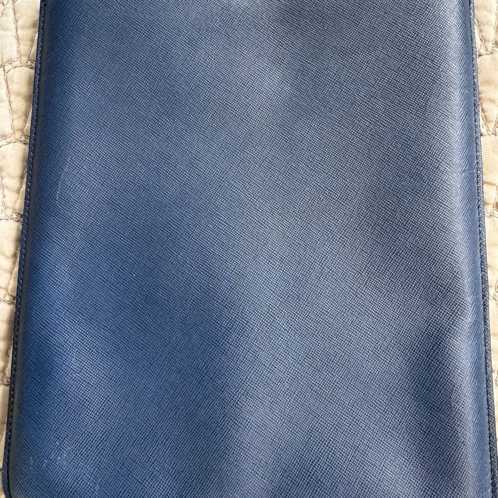Prada  Blue Saffiano Leather IPAD Case - Picture 4 of 5